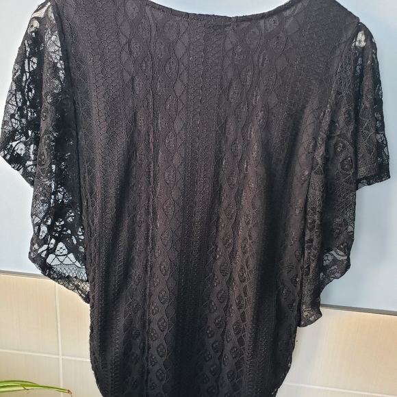 Espresso lace top - Picture 6 of 8